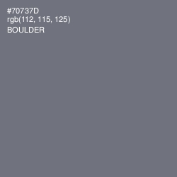 #70737D - Boulder Color Image