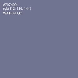 #707490 - Waterloo  Color Image