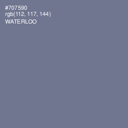 #707590 - Waterloo  Color Image