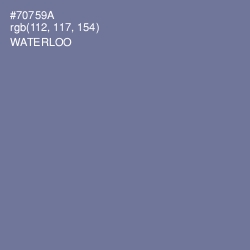 #70759A - Waterloo  Color Image