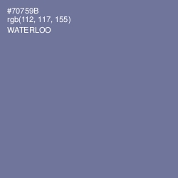 #70759B - Waterloo  Color Image