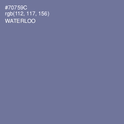 #70759C - Waterloo  Color Image