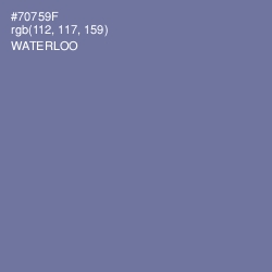 #70759F - Waterloo  Color Image