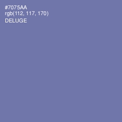 #7075AA - Deluge Color Image