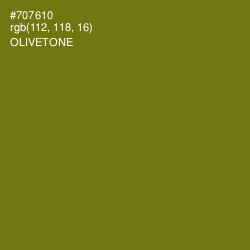 #707610 - Olivetone Color Image