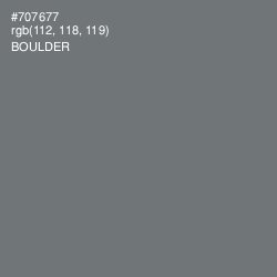#707677 - Boulder Color Image