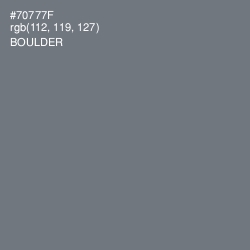 #70777F - Boulder Color Image