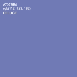 #707BB6 - Deluge Color Image
