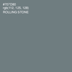 #707D80 - Rolling Stone Color Image