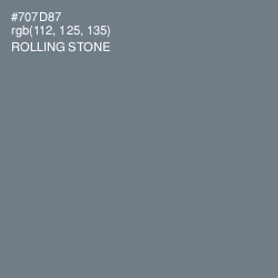 #707D87 - Rolling Stone Color Image
