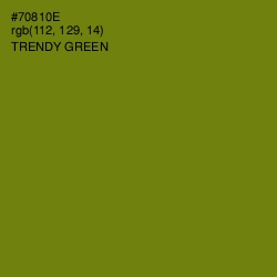 #70810E - Trendy Green Color Image