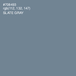 #708493 - Slate Gray Color Image
