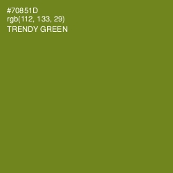 #70851D - Trendy Green Color Image