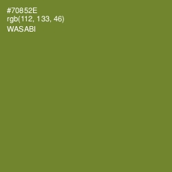 #70852E - Wasabi Color Image