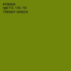 #70860A - Trendy Green Color Image