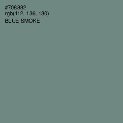 #708882 - Blue Smoke Color Image
