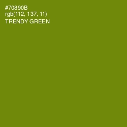 #70890B - Trendy Green Color Image