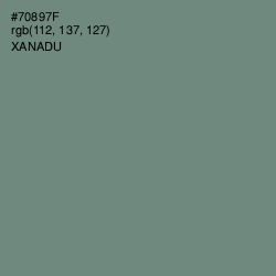 #70897F - Xanadu Color Image