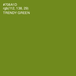 #708A1D - Trendy Green Color Image