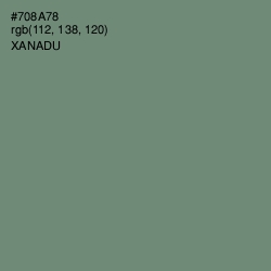 #708A78 - Xanadu Color Image