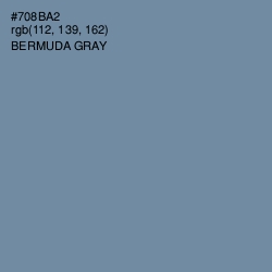 #708BA2 - Bermuda Gray Color Image