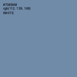 #708BA8 - Bermuda Gray Color Image