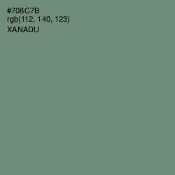#708C7B - Xanadu Color Image