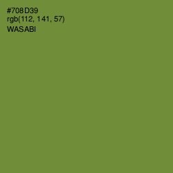 #708D39 - Wasabi Color Image