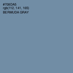 #708DA5 - Bermuda Gray Color Image