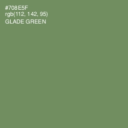 #708E5F - Glade Green Color Image