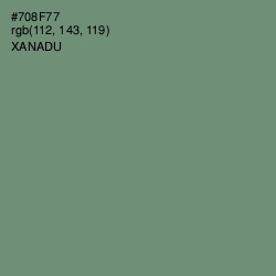 #708F77 - Xanadu Color Image