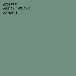 #708F7F - Xanadu Color Image