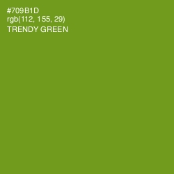 #709B1D - Trendy Green Color Image