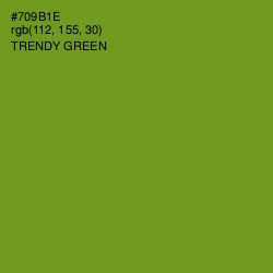 #709B1E - Trendy Green Color Image