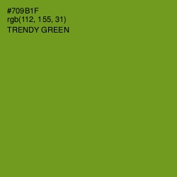 #709B1F - Trendy Green Color Image