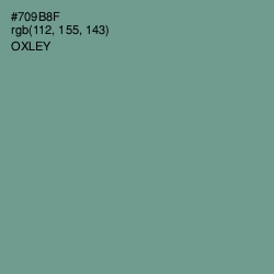 #709B8F - Oxley Color Image