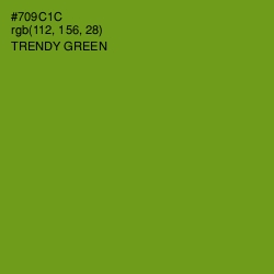 #709C1C - Trendy Green Color Image