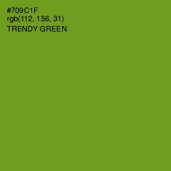 #709C1F - Trendy Green Color Image