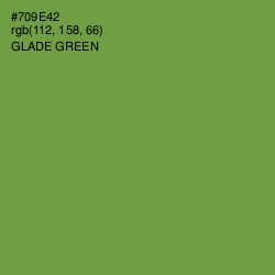 #709E42 - Glade Green Color Image