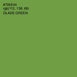 #709E44 - Glade Green Color Image