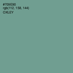 #709E90 - Oxley Color Image