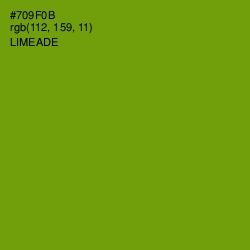 #709F0B - Limeade Color Image
