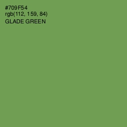 #709F54 - Glade Green Color Image