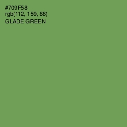 #709F58 - Glade Green Color Image