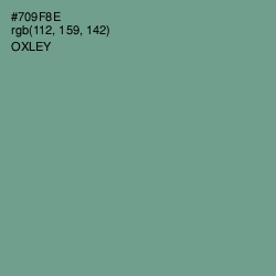 #709F8E - Oxley Color Image