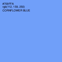 #709FFA - Cornflower Blue Color Image