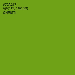 #70A217 - Christi Color Image
