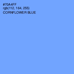#70A4FF - Cornflower Blue Color Image