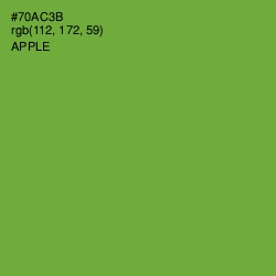 #70AC3B - Apple Color Image