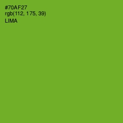 #70AF27 - Lima Color Image